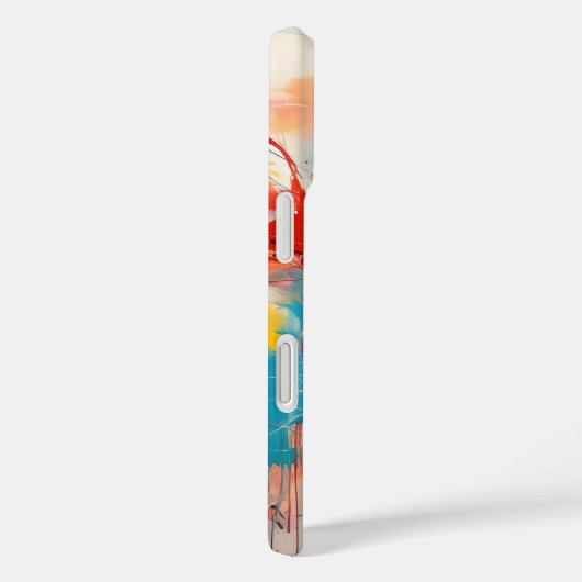 抽象芸術アートカラー Case-Mate iPhoneケース (裏面 / 右)