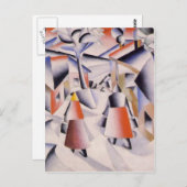 抽象芸術アートカード、GIftsおよび郵便料金 ポストカード (正面/裏面)