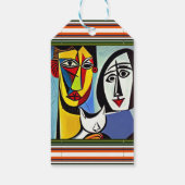 抽象芸術アートギフトラベル ギフトタグ (裏面)