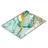抽象芸術アートクラウド：半透明インク ノートブック (左側)