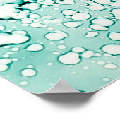 抽象芸術アートクラウド：半透明インク ポスター (角)