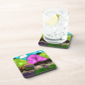 抽象芸術アートコットンキャンディツリーズ コースター (右側)