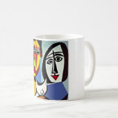 抽象芸術アートコーヒーマグ コーヒーマグカップ (正面右)