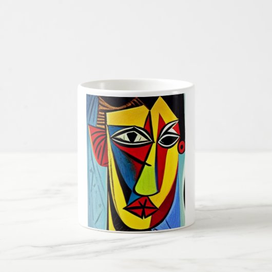抽象芸術アートコーヒーマグ コーヒーマグカップ (中央)