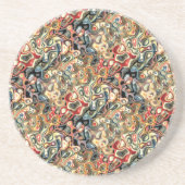 抽象芸術アートサンドストーンコースター コースター (正面)