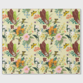 抽象芸術アートシームレスパターンのデザインバック ラッピングペーパー (フラット)