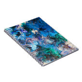 抽象芸術アートスパイラルノート ノートブック (右側)