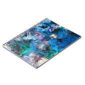 抽象芸術アートスパイラルノート ノートブック (左側)