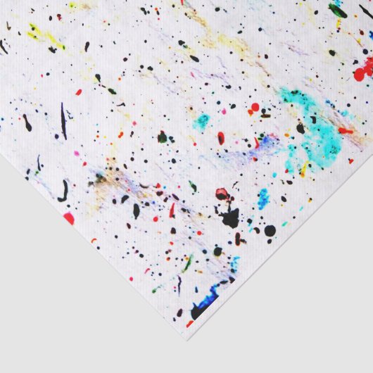 抽象芸術アートスポットパターンカスタムの色 薄葉紙 (詳細)