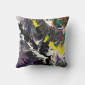 抽象芸術アートスユニークトメント装飾用クッション クッション (裏面)