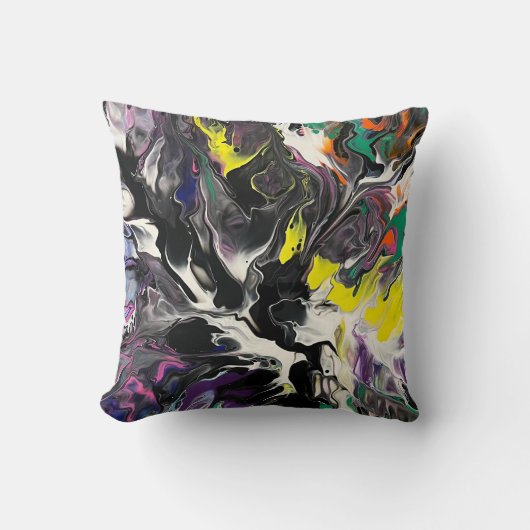 抽象芸術アートスユニークトメント装飾用クッション クッション (正面)