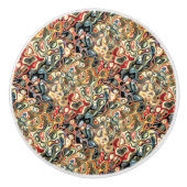 抽象芸術アートセラミックプル セラミックノブ (正面)