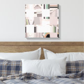 抽象芸術アートタイル キャンバスプリント (インサイチュ (寝室))