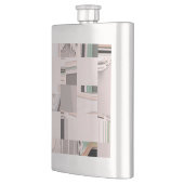 抽象芸術アートタイル フラスク (左)