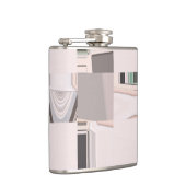 抽象芸術アートタイル フラスク (右)