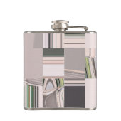 抽象芸術アートタイル フラスク (裏面)