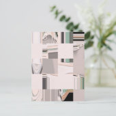 抽象芸術アートタイル ポストカード (スタンド正面)