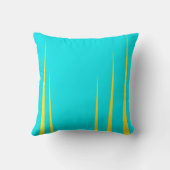 抽象芸術アートターコイズイエルトゥイラルミニマリズム クッション (裏面)