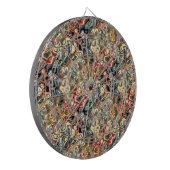 抽象芸術アートダーツボード ダーツボード (正面左)