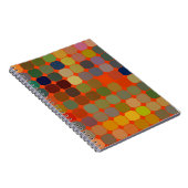 抽象芸術アートテクスチャテクスカラフルチャモダン術 ノートブック (右側)