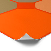 抽象芸術アートテクスチャテクスカラフルチャモダン術 ポスター (角)