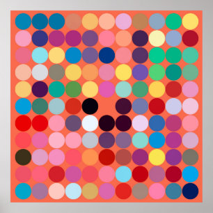 抽象芸術アートテクスチャテクスカラフルチャモダン術 ポスター