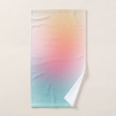 抽象芸術アートテンプレート赤イエローブルーグリーンカラー バスタオルセット (ハンドタオル)