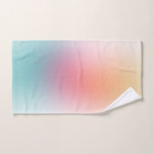 抽象芸術アートテンプレート赤イエローブルーグリーンカラー バスタオルセット (ハンドタオル)