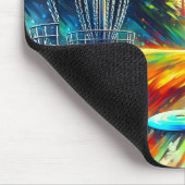 抽象芸術アートディスクゴルフをテーマにしたマウスパッド マウスパッド (コーナー)