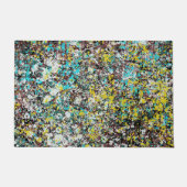 抽象芸術アートデザイン愛好家を対象 ドアマット (正面)