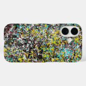 抽象芸術アートデザイン愛好家を対象 Case-Mate iPhoneケース (裏面 (横))