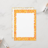 抽象芸術アートデザイン紅葉DIYカード カード (正面/裏面インサイチュ)