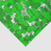 抽象芸術アートデザイン緑の葉 薄葉紙 (詳細)