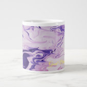 抽象芸術アートデザイン飲み物用品 ジャンボコーヒーマグカップ (正面)