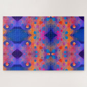 抽象芸術アートドットカラフル幾何学的1000+ピース ジグソーパズル (横)
