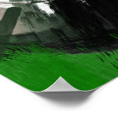 抽象芸術アートナンバー8ビリヤード・ボール ポスター (角)