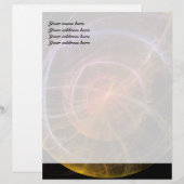 抽象芸術アートニューワールド レターヘッド (正面/裏面)