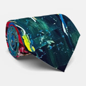抽象芸術アートネックタイ ネクタイ (ロール)
