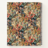 抽象芸術アートノートブック ノートブック (裏面)