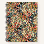 抽象芸術アートノートブック ノートブック (正面)