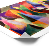 抽象芸術アートバイソニアドローネー – Tango Bal Bullier ポスター (角)