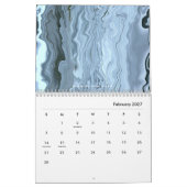 抽象芸術アートバイゾピスタジオ カレンダー (2月 2027)
