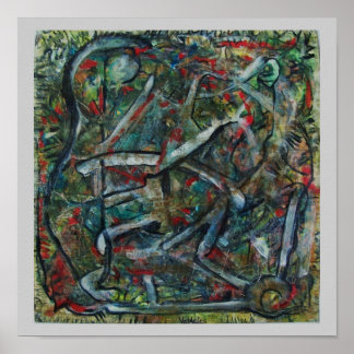 抽象芸術アートバイバルアリズパキダーマトゥス ポスター