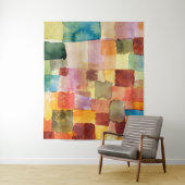 抽象芸術アートバイポールクレー タペストリー (インサイチュ)