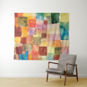 抽象芸術アートバイポールクレー タペストリー (インサイチュ(横))