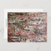 抽象芸術アートバイマルセロ・モブショビッツ ポストカード (正面/裏面)