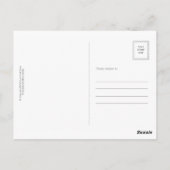 抽象芸術アートバイマルセロ・モブショビッツ ポストカード (裏面)