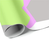 抽象芸術アートパステルコーラルピンクグレーパターン ラッピングペーパー (ロールコーナー)