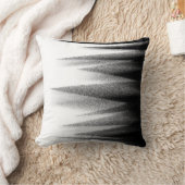 抽象芸術アートパステル白黒 はっきりした クッション (ブランケット)