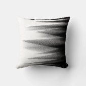 抽象芸術アートパステル白黒 はっきりした クッション (裏面)